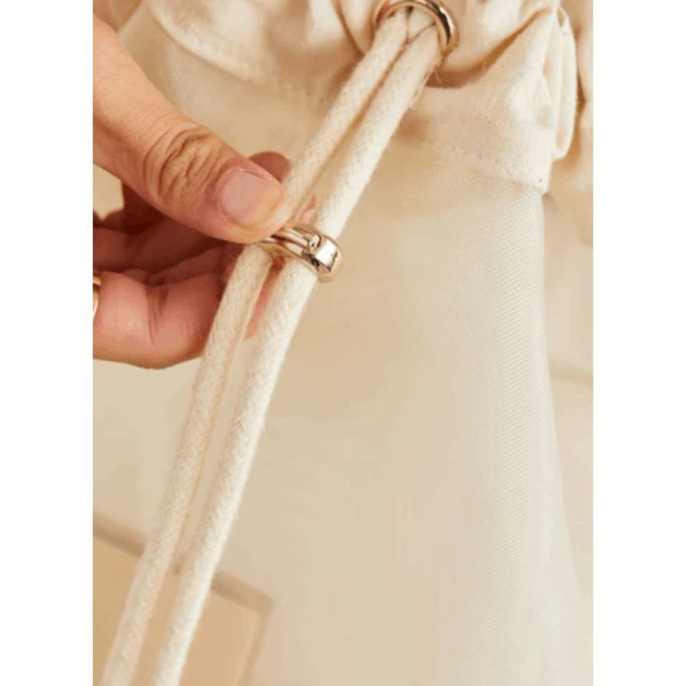 NWT BEIS The High-brid Mesh Backpack in Beige - Picture 7 of 13